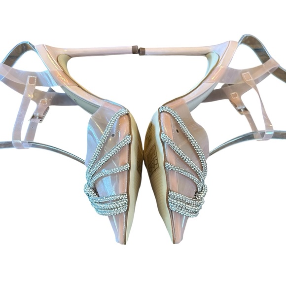 Journee Collection Eleora Pump Rhinestone Details Stiletto Heel NEW Size 5.5 - Picture 8 of 11